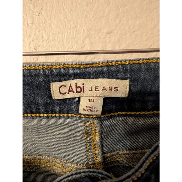 Cabi Women’s Size 10 Bootcut Jeans, Style #916R, Dark‎ Wash, Cotton Poly Spandex - Picture 3 of 9